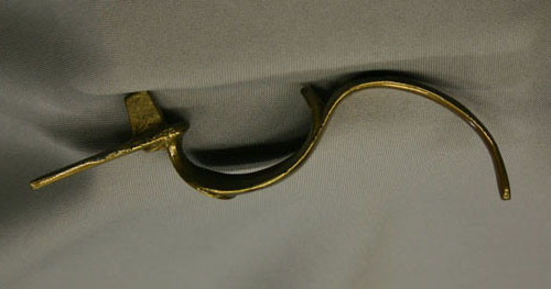 Early Kentucky Pistol Trigger Guard Side Profile Early Kentucky Pistol Trigger Guard Side Profile